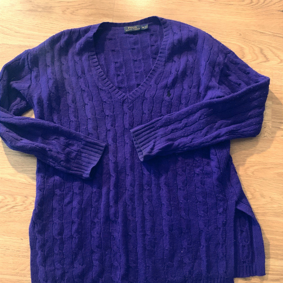 Ralph Lauren cable knitted merino wool sweater - Picture 1 of 1